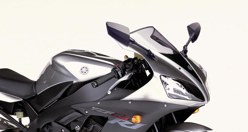 Hawk mirrors on Yamaha YZF R1