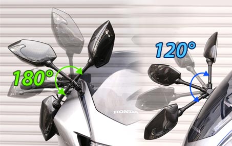 Lucifer LED mirrors adjustability