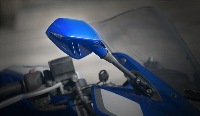 KiWAV Fin sportsbike motorcycle mirrors