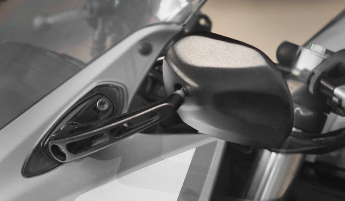 KiWAV Stark sportsbike motorcycle mirrors