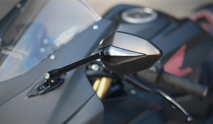 KiWAV Venom sportsbike motorcycle mirrors