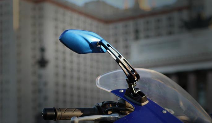 KiWAV Medusa MX sportsbike motorcycle mirrors