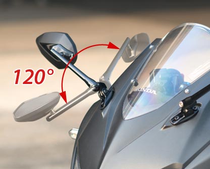 KiWAV sportsbike adapter adjustability side