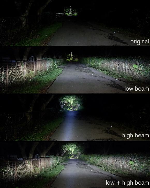 Field Test 1: Dark Countryside Road