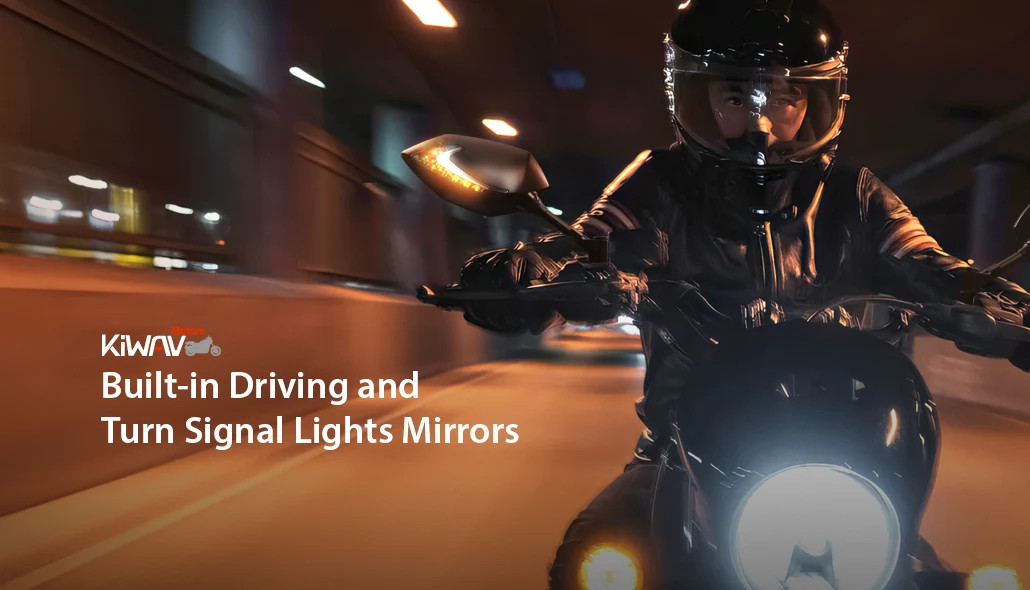 Built-in Driving and Turn Signal Lights Mirrors