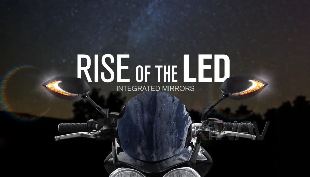 How to Install Integrated LED turn signal motorcycle mirrors