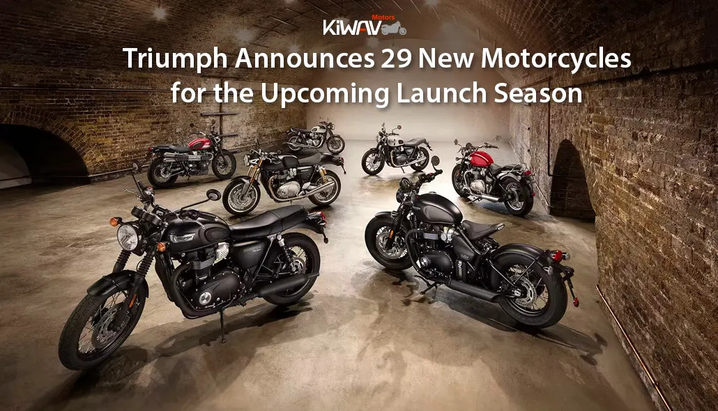 Triumph Announces 29 New Motorcycles for the Upcoming Launch Season