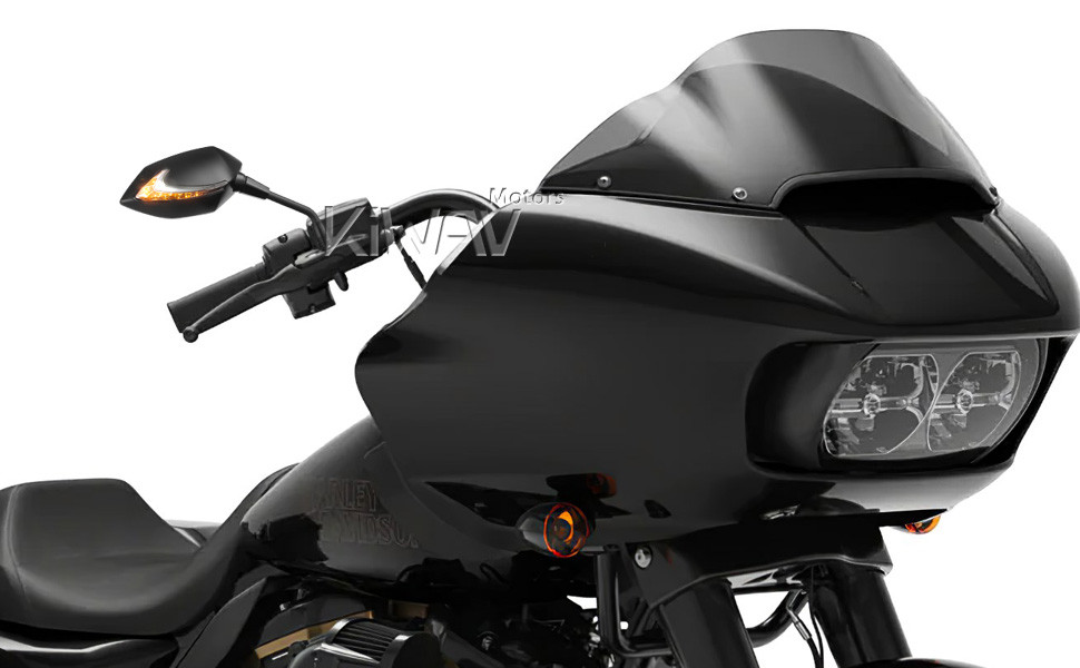 KiWAV dual LED motorcycle mirrors - Lucifer