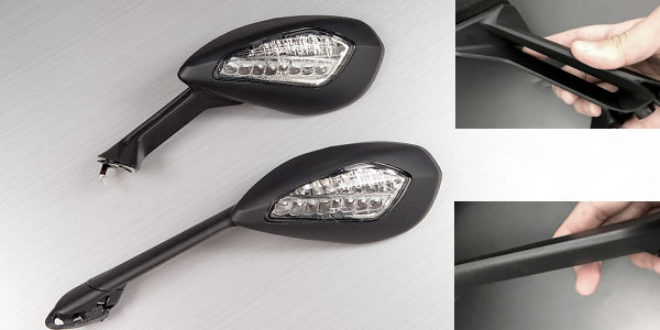 Compare mirror stems