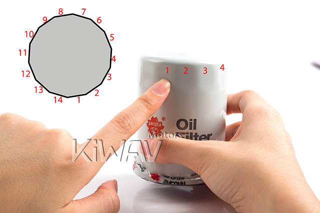 how to count how many flutes of your oil filter - from KiWAV