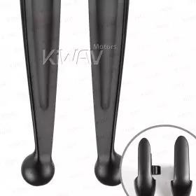 KiWAV Brake & Clutch Levers Black For Harley '08-'13 Touring & '14- Trike Models