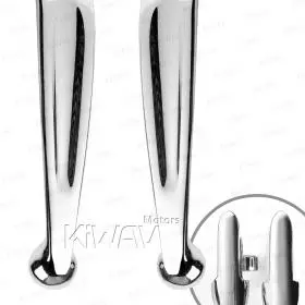 KiWAV Brake & Clutch Levers Chrome For Harley '08-'13 Touring & '14- Trike Models