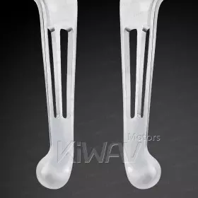 KiWAV Long Slotted Cut Hand Control Levers Chrome For Harley Davidson '96-'03 XL