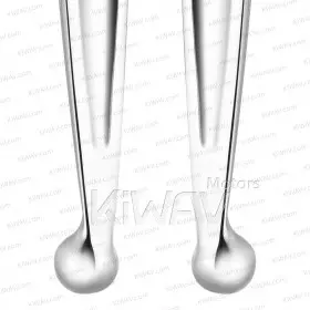 KiWAV Brake Clutch Hand Control Levers Chrome Harley Davidson '14-'16 Touring Models