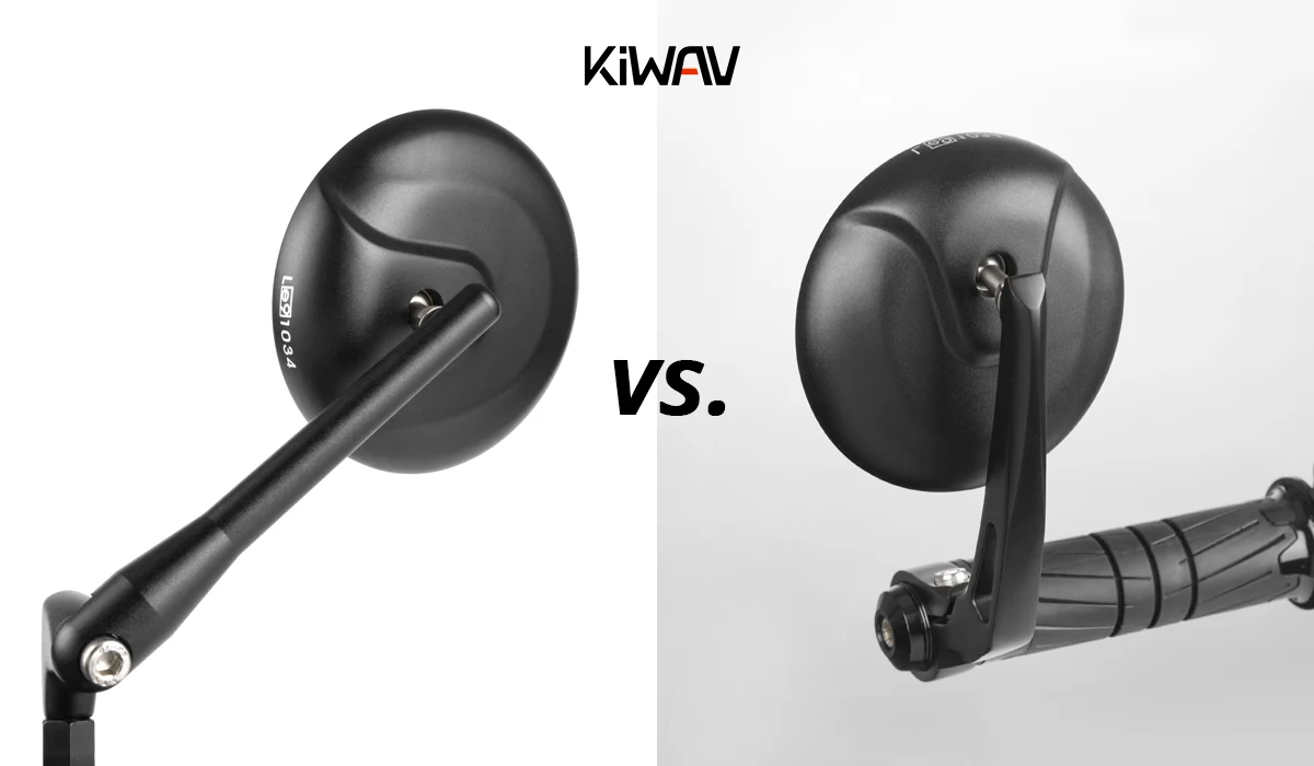 バーエンド vs ハンドルマウント：あなたに最適なミラーはどっち？