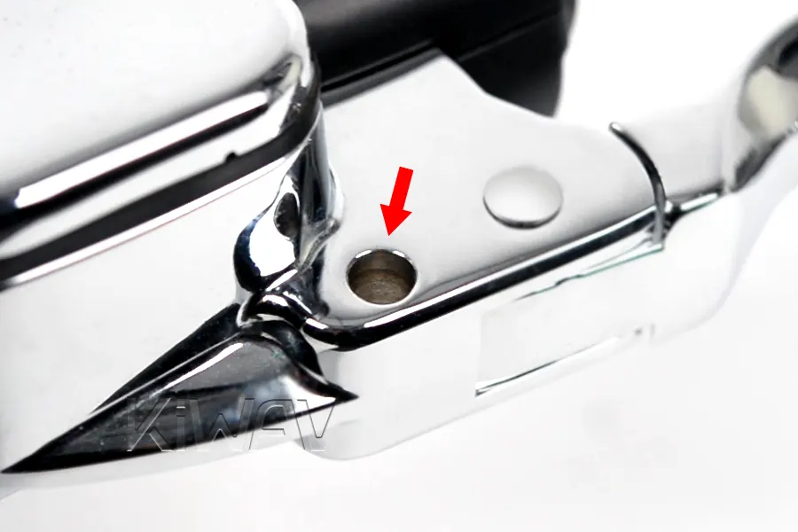Motorcycle mirror mounting system: Bolt-Through (Smooth Bore)