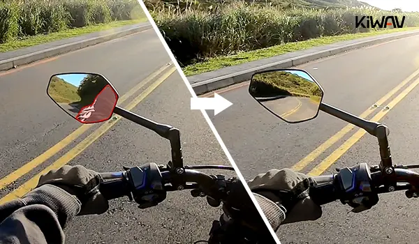 How to Adjust Motorcycle Mirrors Properly? Best Position for Rear Visibility