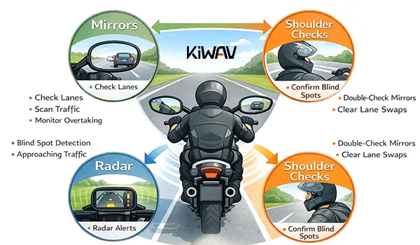 Rear Awareness: From Motorcycle Mirrors to Radar