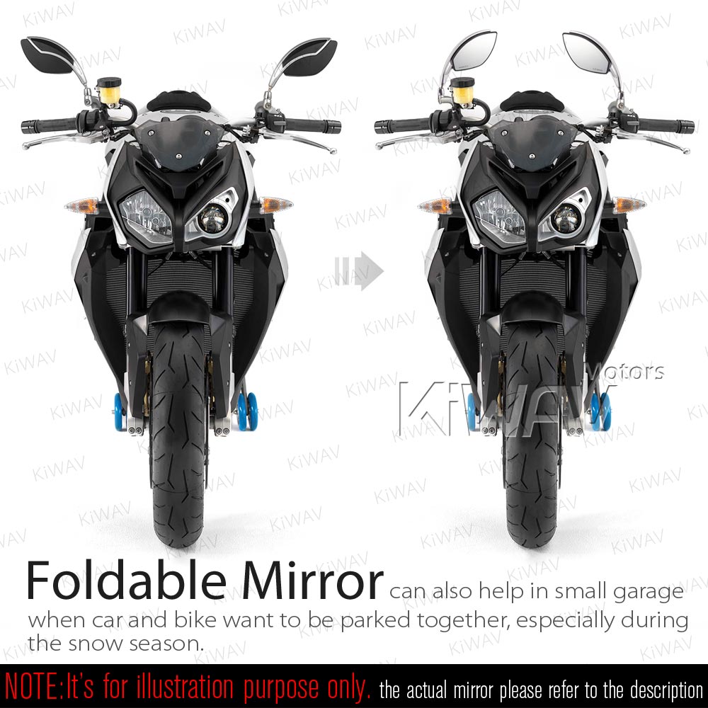 Details about   VAWiK Mirrors silver and black ORCA compatible with Harley XG Street ε 