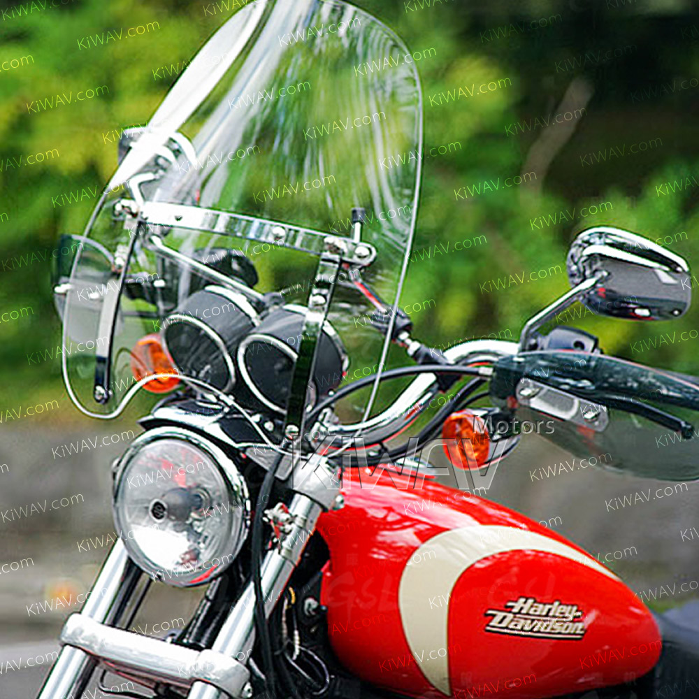 Clear Motorcycle Windshield Windscreen for Harley Davidson Sportster