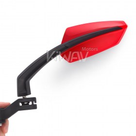 Magazi Tulip red universal motorcycle scooter mirrors