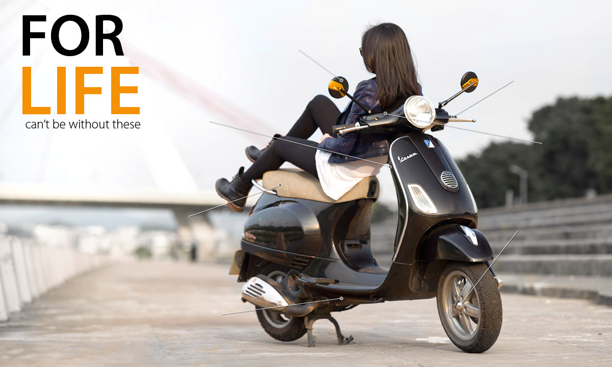 KiWAV Motors Products for Vespa