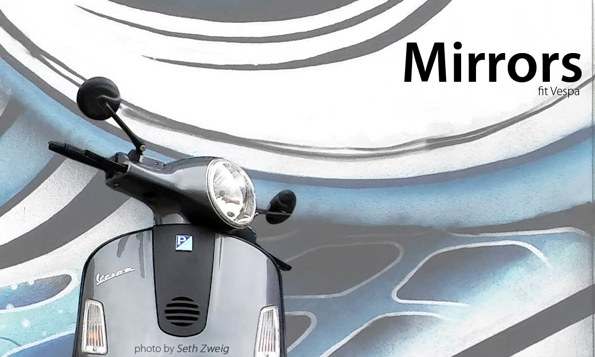 KiWAV Motors Mirrors for Vespa